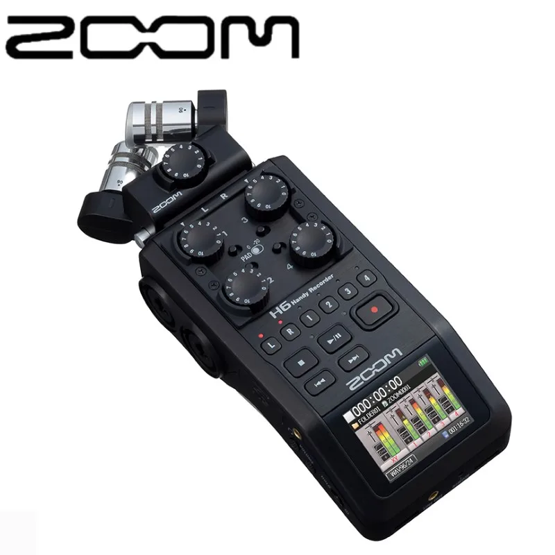 Портативный цифровой рекордер ZOOM H6 BLK С 6 дорожками или набор аксессуаров для APH-6