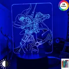 Аниме Атака Титанов 3d лампа Эрвин Смит свет для спальни украшение детский подарок Атака Титанов светодиодный светильник Эрвин Смит