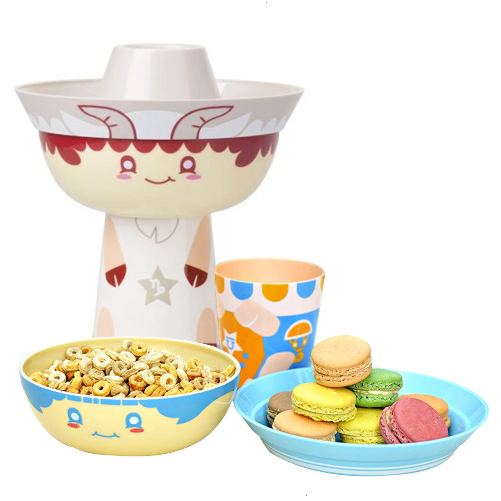 3 шт./компл. чаша для малышей тарелка чашка посуда Созвездие бамбуковое волокно