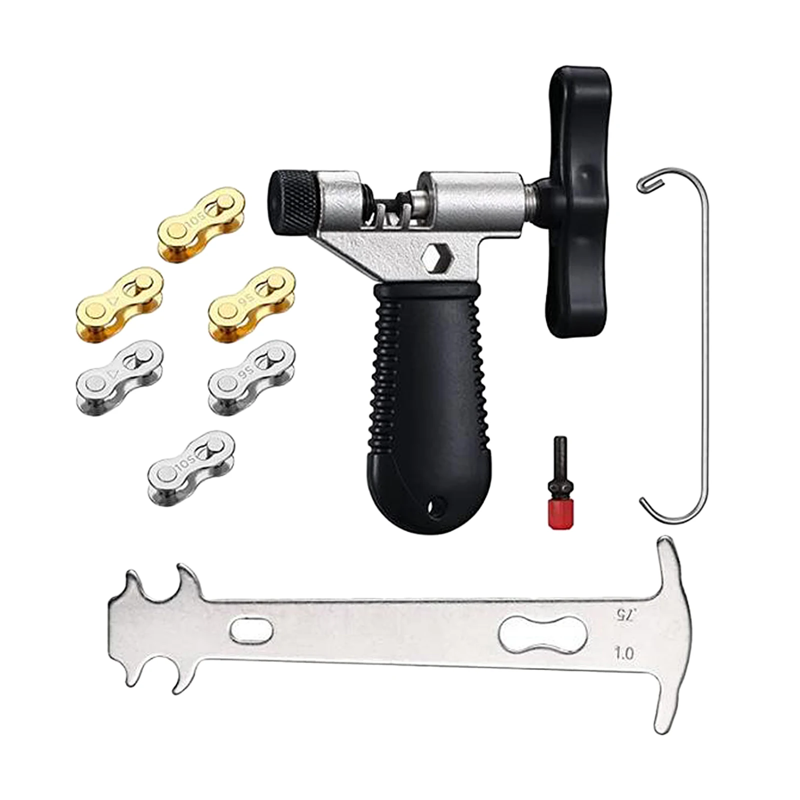 

MTB Road Bicycle Chain Tool Kit Missing Link Chain Breaker Chain Hook Repair Tool for 7/8/9/10Speed Chain Link Equipment