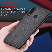 for motorola g8 play case fabric cloth phone cover moto e6 g8 plus g7 p40 one power vision action zoom macro p30 play note cases