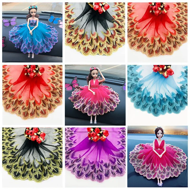 1 Yard Guipure Peacock Feather Embroidery Sequins Lace Fabric DIY Handmade Craft Underwear Sewing on Clothing Accessories | Дом и сад