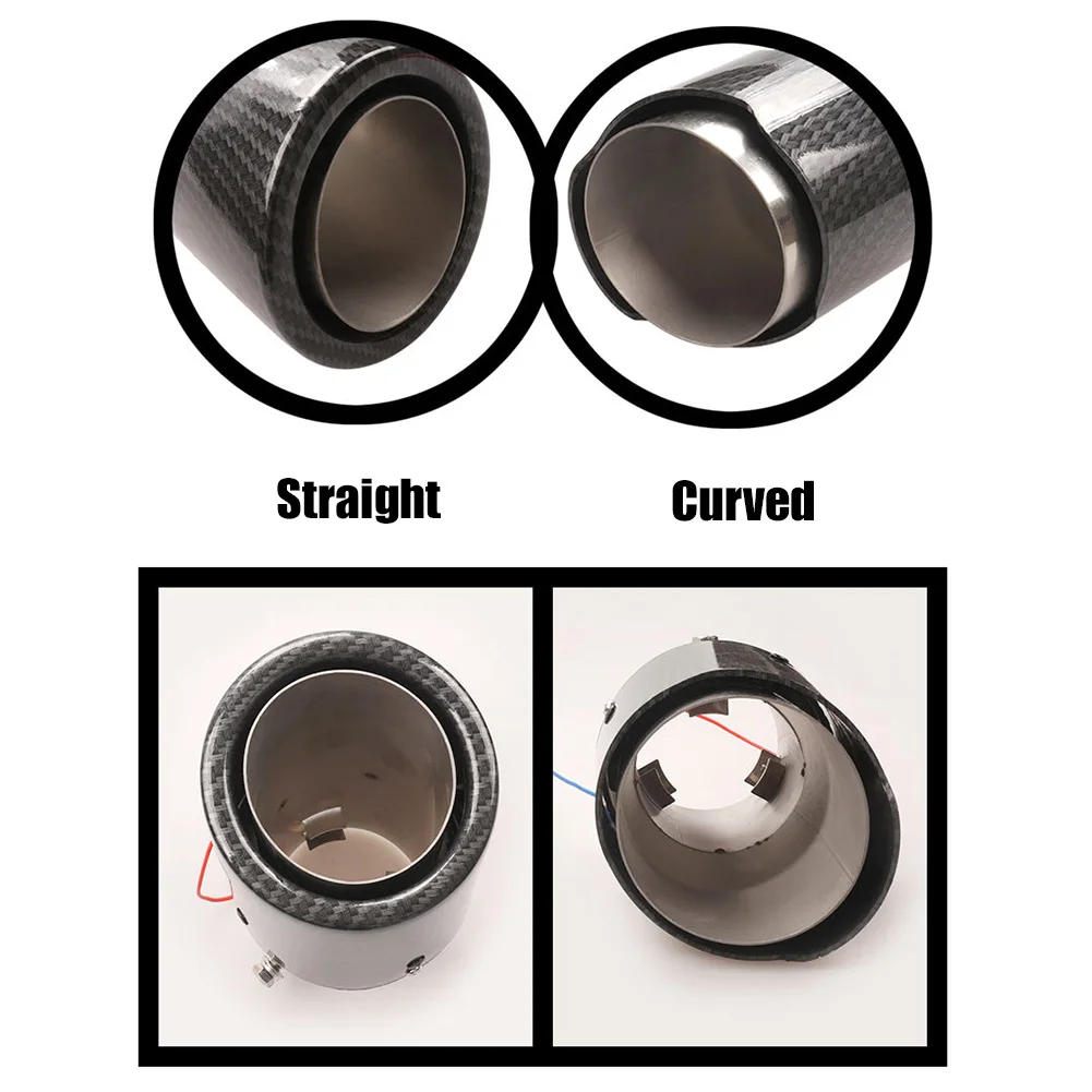Автомобильный глушитель выхлопной трубы наконечник со светодиодный светильник