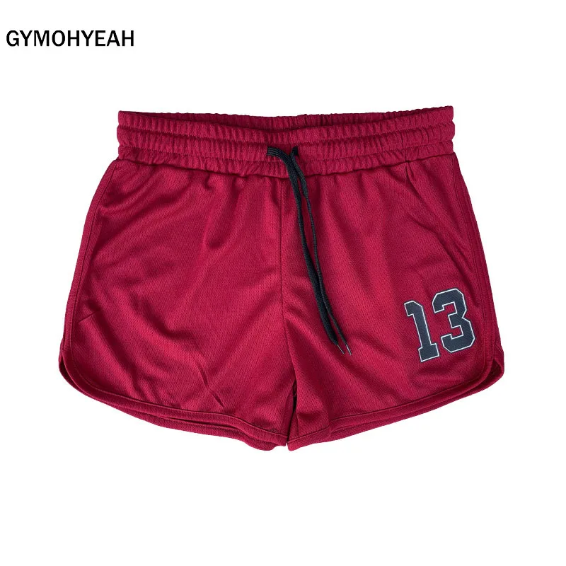 

GYMOHYEAH Summer Beach shorts Mens Fitness Bodybuilding Breathable Quick Drying Short Gyms Casual Joggers Men Shorts