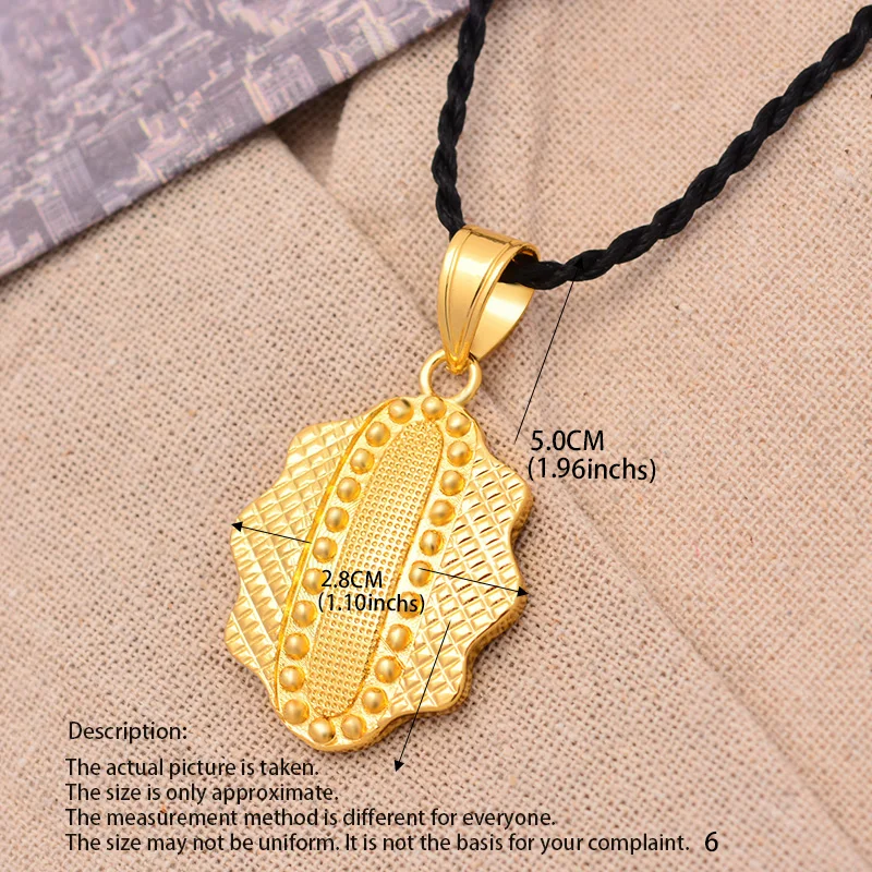 WANDO Дубай ювелирные изделия эфиопское/Эритрея/арабское нигерийское ожерелье Pandent