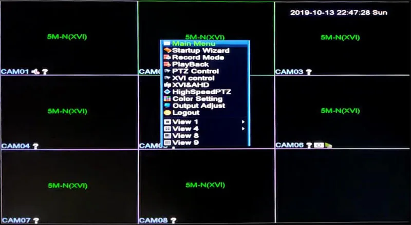 5mp CCTV камера синяя панель XMeye Hi3520D 8 канальный 8CH 5MN H265+ Гибридный коаксиальный wifi 6 в 1 XVI CVI TVI NVR AHD DVR