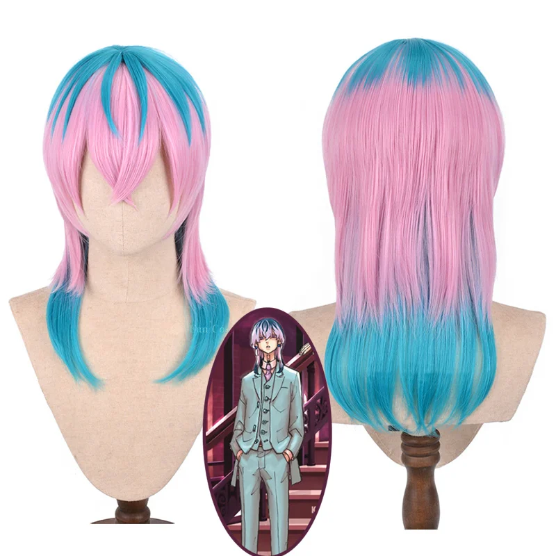 

Anime Tokyo Revengers Rindo Haitani Cosplay Wig Tenjiku Hair Heat Resistant Synthetic Hair Halloween Party Wigs + a wig cap