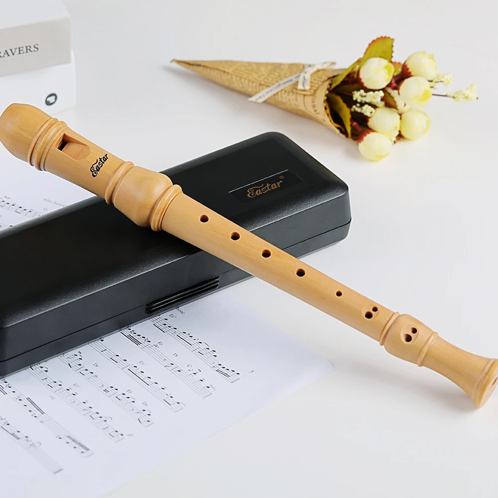 Eastar клен дерево сопрано диктофон флейта немецкий стиль ключ C Профессиональный с