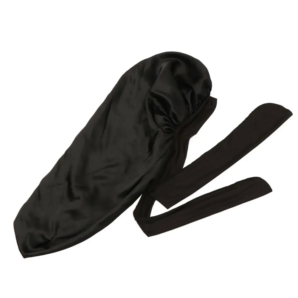 

Elastic Cap Long Satin Bonnet Sleeping Hair Protection Cap Elastic Band Cap
