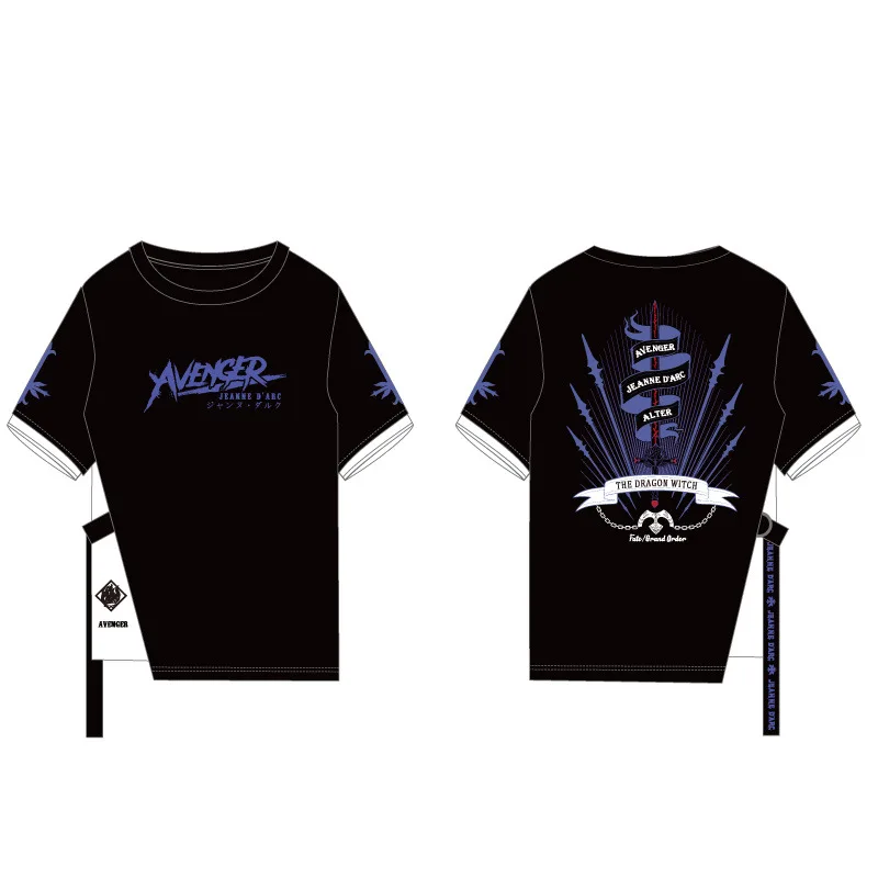 Футболка Fate/Apocrypha костюм для косплея футболка с коротким рукавом унисекс