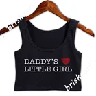 БДСМ Daddy's Little Girl Топ Для женщин Размеры S-2xl летнее платье для девочек по индивидуальному заказу Семья подходит Уникальный Топ Для женщин жилет