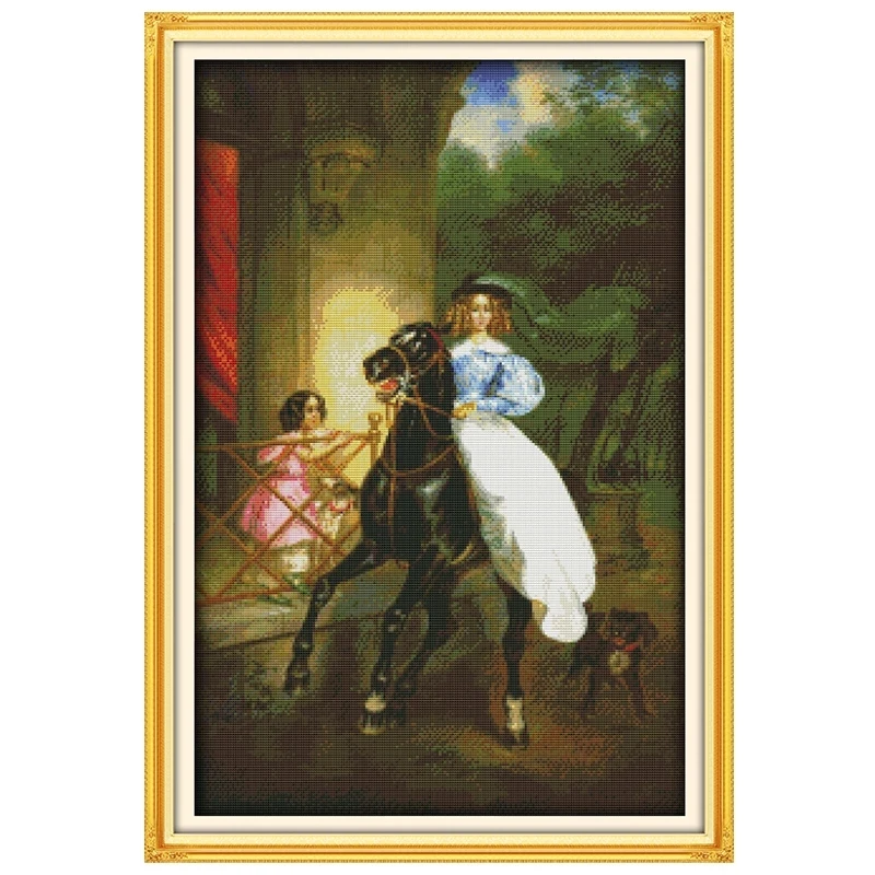 Набор для вышивки Лошадь DMC 11CT 14CT|cross stitch embroidery|embroidery cross stitchcross set needlework |