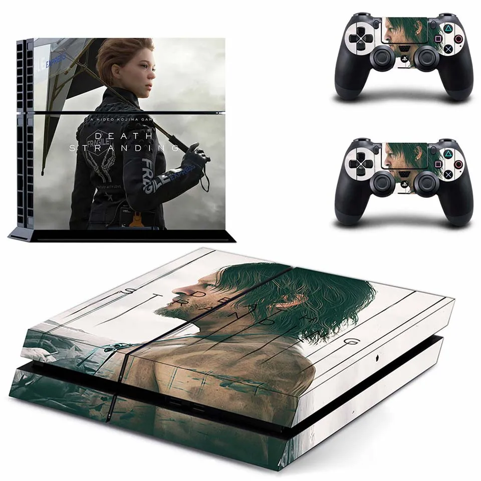 Все тело виниловые наклейки на кожу наклейка крышка для PS4 консоли и 2 шт. контроллеры Скины смерти Stranding