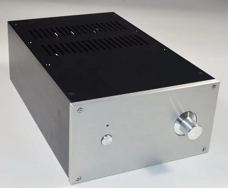 

YWJJX 351 * 225 * 120MM WA141 All Aluminum Chassis House Front-stage Power Amplifier Chassis DIY Box for Pre-amplifier