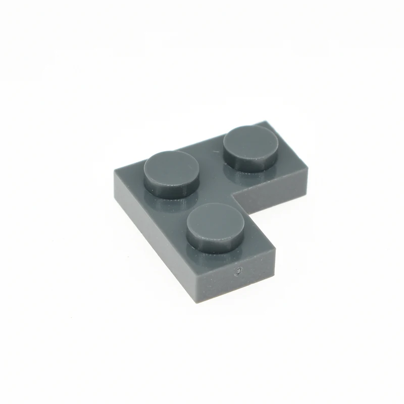 

100pcs/lotS martable Plate 2x2 Corner Building Blocks Parts DIY Educational Creative Toys Compatible Major Brands 2420 Toys