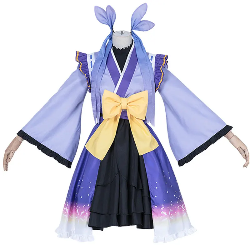 

Костюм для косплея хикава киока для женщин, косплей из аниме «Re:Dive», комплект из платья, пиджака, фартука, банта, головной убор, 2 шт.