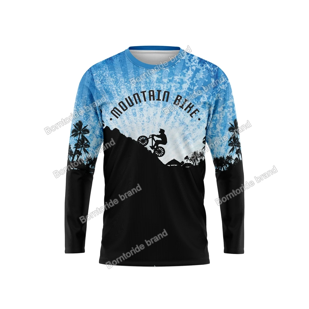 

2022 Men's Downhill Jerseys Mountain Bike MTB Shirts Offroad DH Motorcycle Jersey Motocross Sportwear Racing Bike