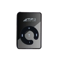 mini portable mirror clip mp3 player sport modes usb digital music player micro sds tf card multimedia player