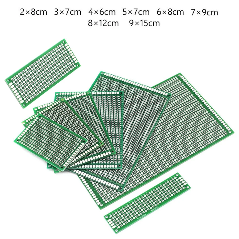 1 шт. зеленая двухсторонняя печатная плата Прототип Макет для ARDUINO DIY двусторонний