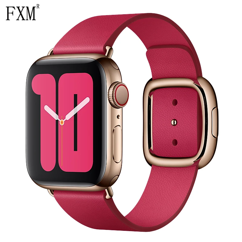 Современный ремешок с пряжкой для Apple Watch браслет 42 мм 38 современный стиль