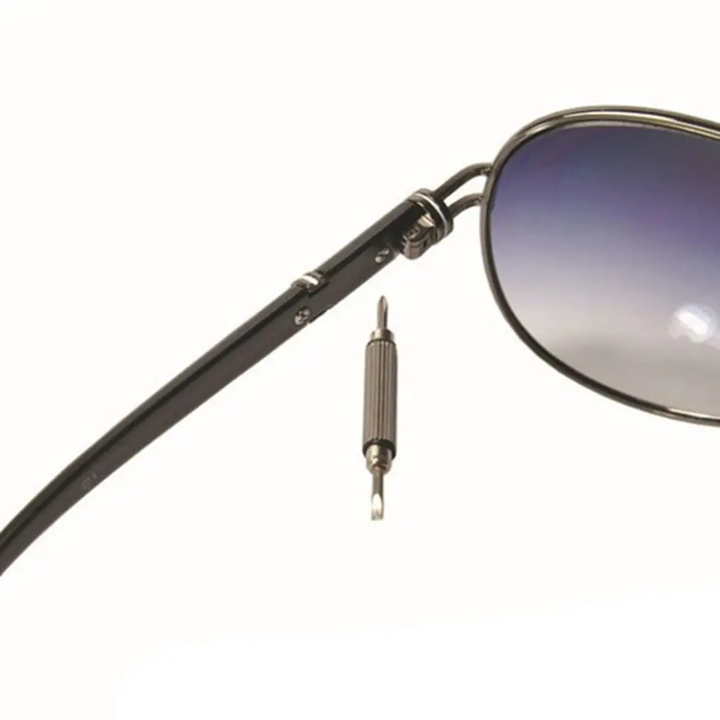 

3-in-1 Screwdriver Set Portable Home Sunglasses Eyeglass Cell Phone Watch Repair Tool Keychain Screwdriver Tool