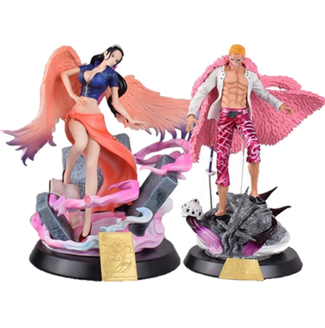 Цельный Donquixote Doflamingo Nico Robin GK статуя ПВХ фигурка Модель Коллекционная игрушка