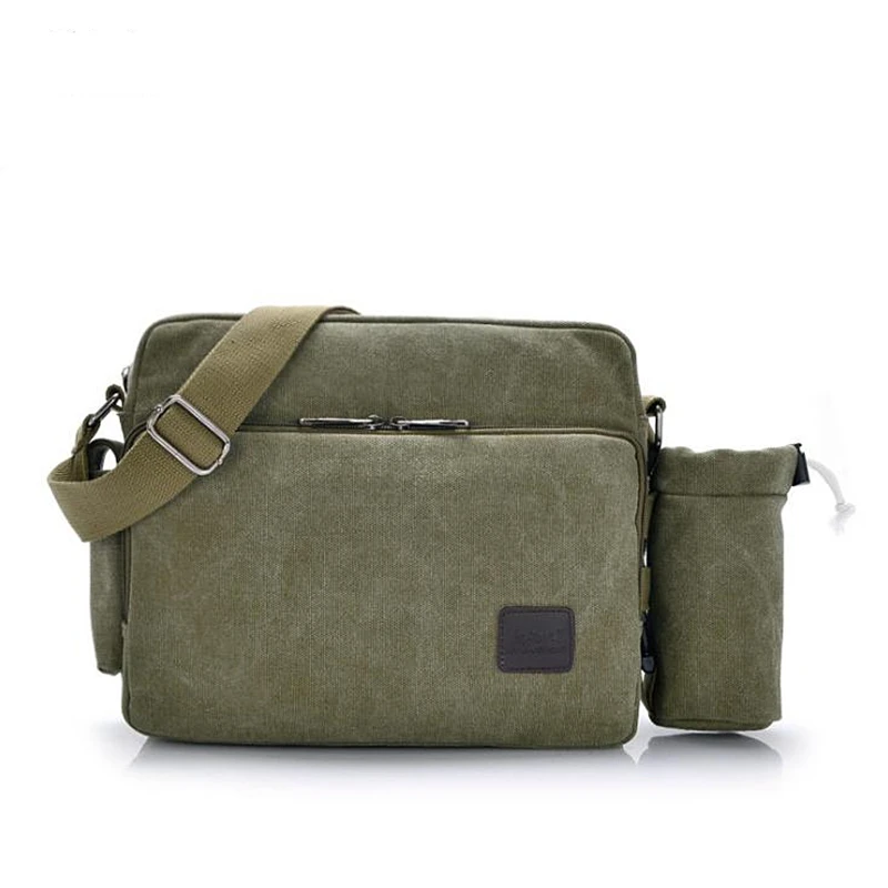 

GUMUZI Fashion Shoulder Bags Large Capacity Men Canvas Messenger Bags Male Outdoors Travel Crossbody Bag Handbags Totes