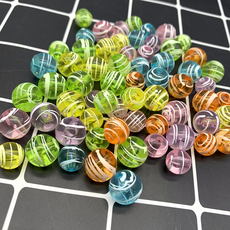 Акриловые бусины россыпью бриллианты аксессуары для браслета 20 г 6 8 10 мм|Бусины| |