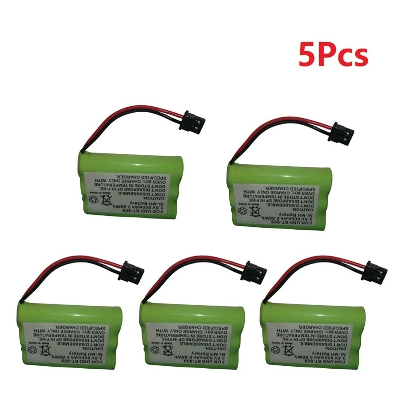 3,6 v аккумуляторная батарея для беспроводного телефона uniden BT-909 BT909 3* AAA Ni-MH 800mAh 3,6 V перезаряжаемые батареи - Цвет: Синий