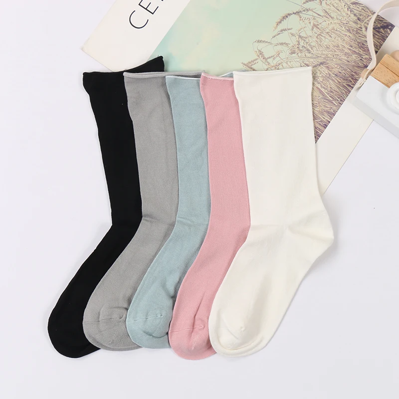 

DONGAI Spun Silk Women Socks Soft Comfortable Retro Forest Style Socks Japanese Style Long Socks Soft Breathable Sock