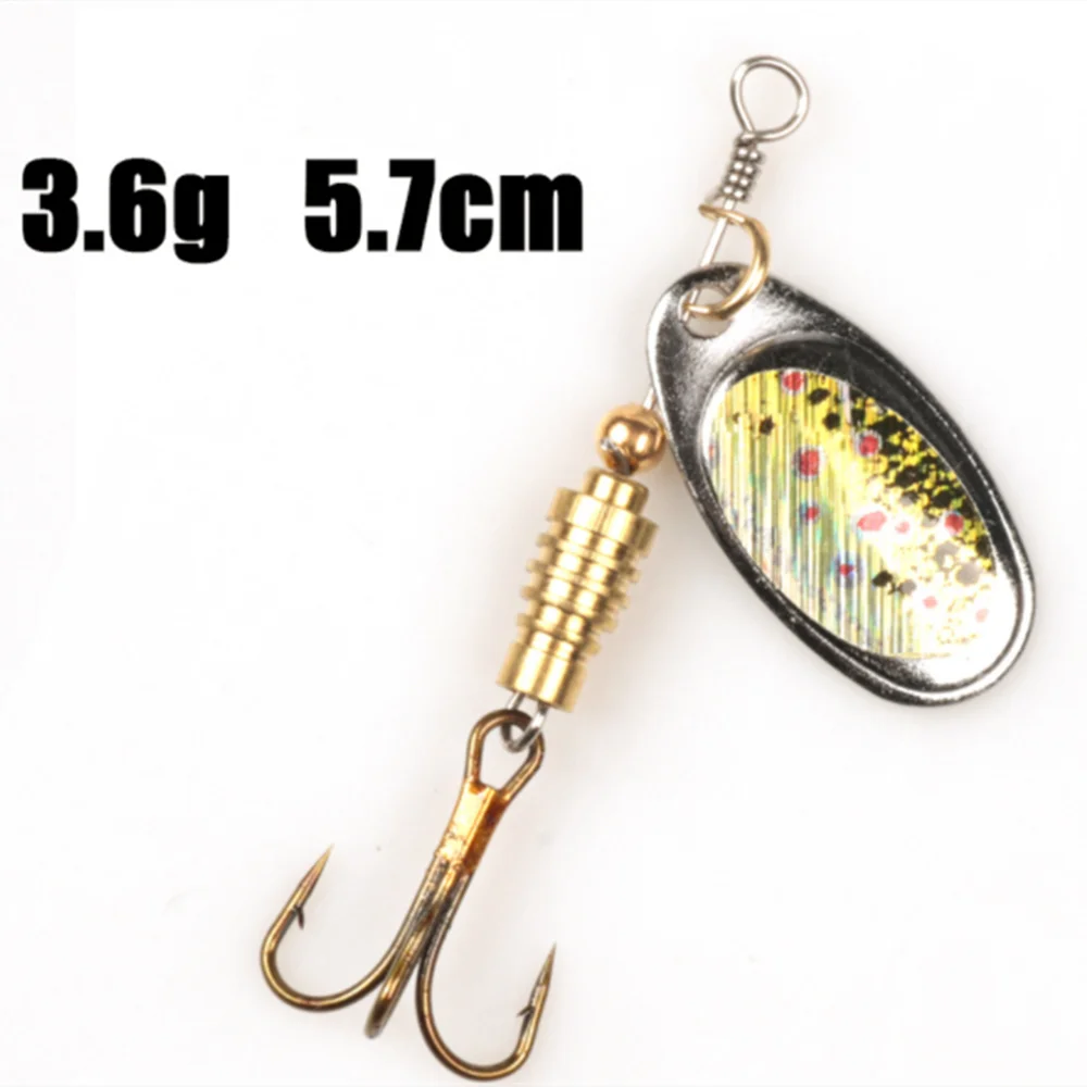 

CASTFUN 1pcs Metal Spinner Spoon Fishing Lure Hard Baits Fishing Spoon Lures Spinner Artificial Bait Metal Baits