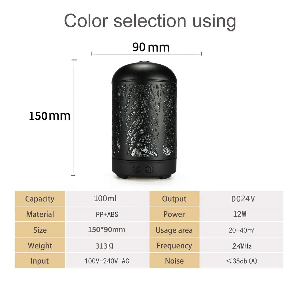 

Portable 7 Color LED Air Humidifier Essential Oil Diffuser Mini USB Air Humidifier Purifier Car ultrasonic Aromatherapy Diffuser