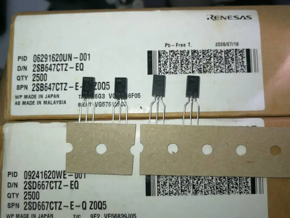 10 пар/лот RENESAS Hitachi все серии биполярный транзистор распределительный (BJT) PNP аудио