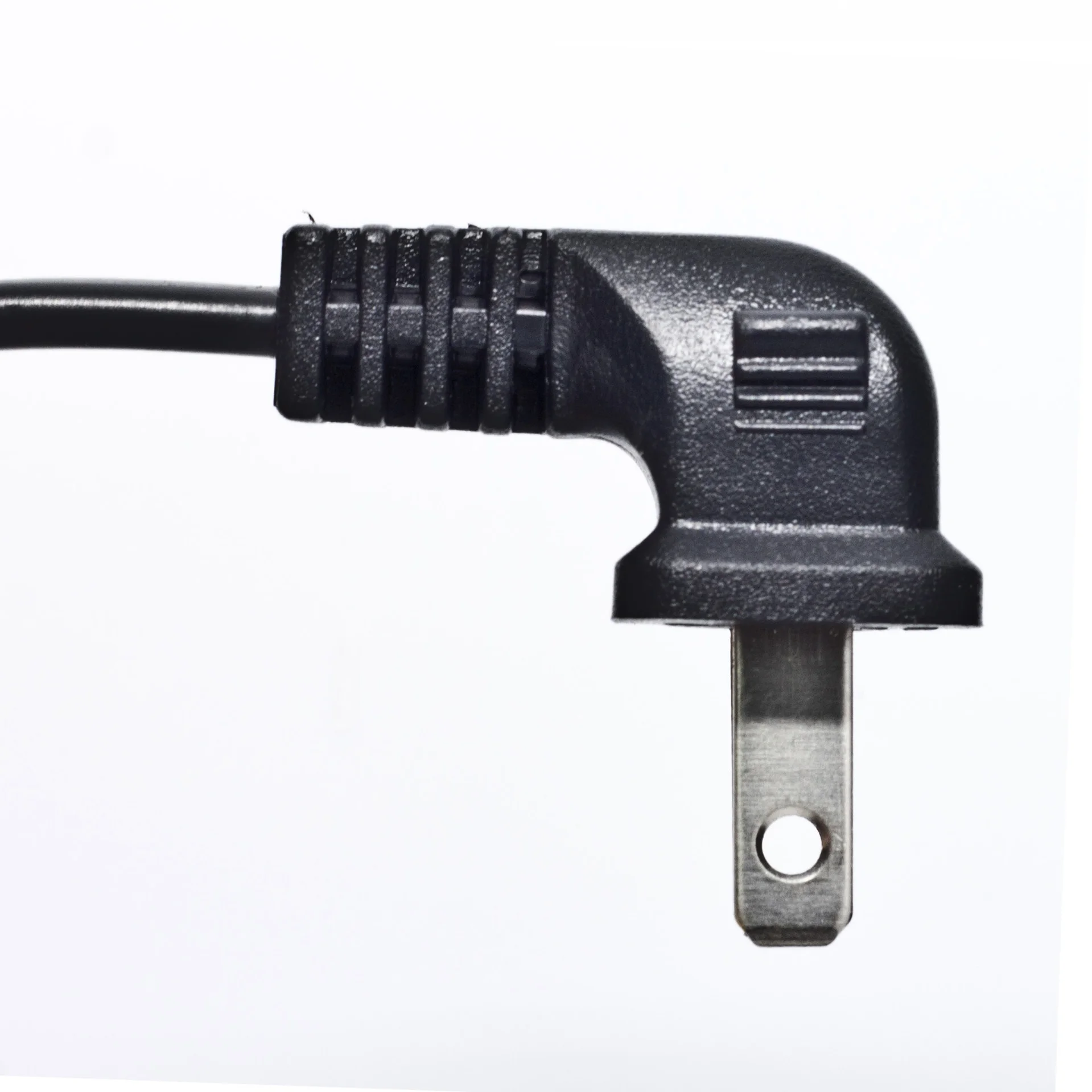 6 Feet 18 AWG Angled 2-Slot Non-Polarized Angle AC Power Cord (IEC320 C7 to Nema 1-15P) for Samsung Philips Sony LED TV PS3 PS4 |