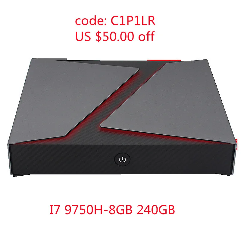 Настольные компьютеры мини ПК Intel Core I5 9300H I7 9750H DDR4 Nvidia GTX1650 4 Гб игровой 8 240 ГБ для