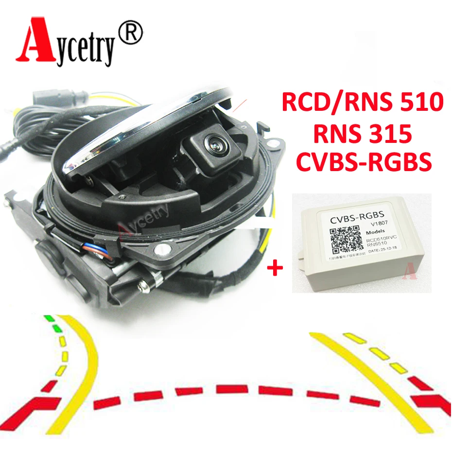 Для VW Badge Logo Smart Flip CCD Автомобильная камера заднего вида для Golf 7/6/5 Passat CC B6 B7 B8 POLO EOS