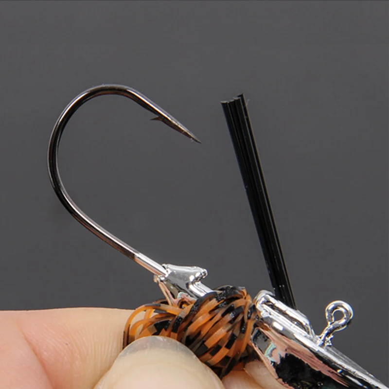 TSURINOYA 10 5g приспособлений резиновая приманка с юбкой Lead Jig головки офсетная молния
