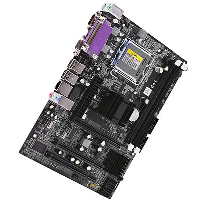 Материнская плата G41 LGA 775 Промышленная материнская DDR3 память с кабелем