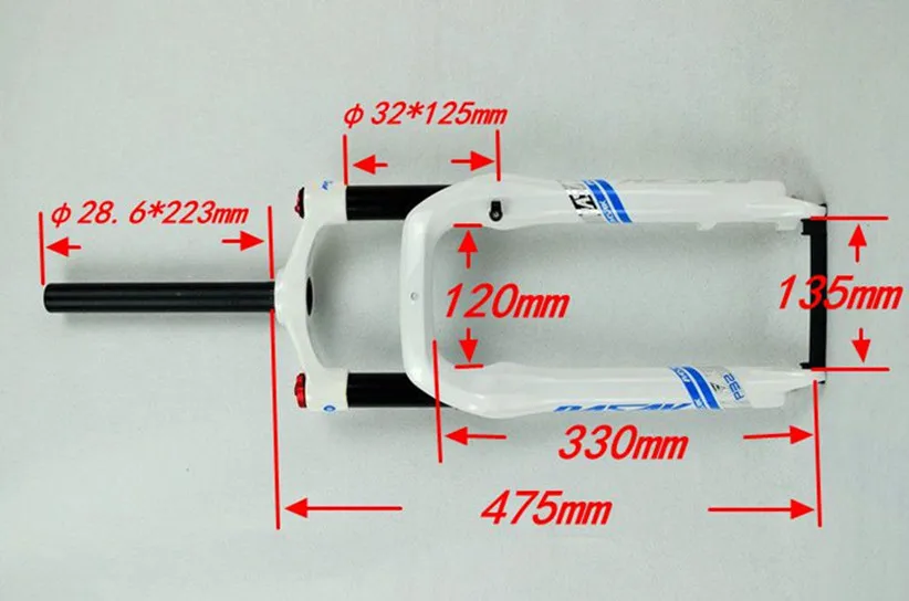 20 &quotамортизационная вилка для велосипеда Велосипедная жира вилки Air газа
