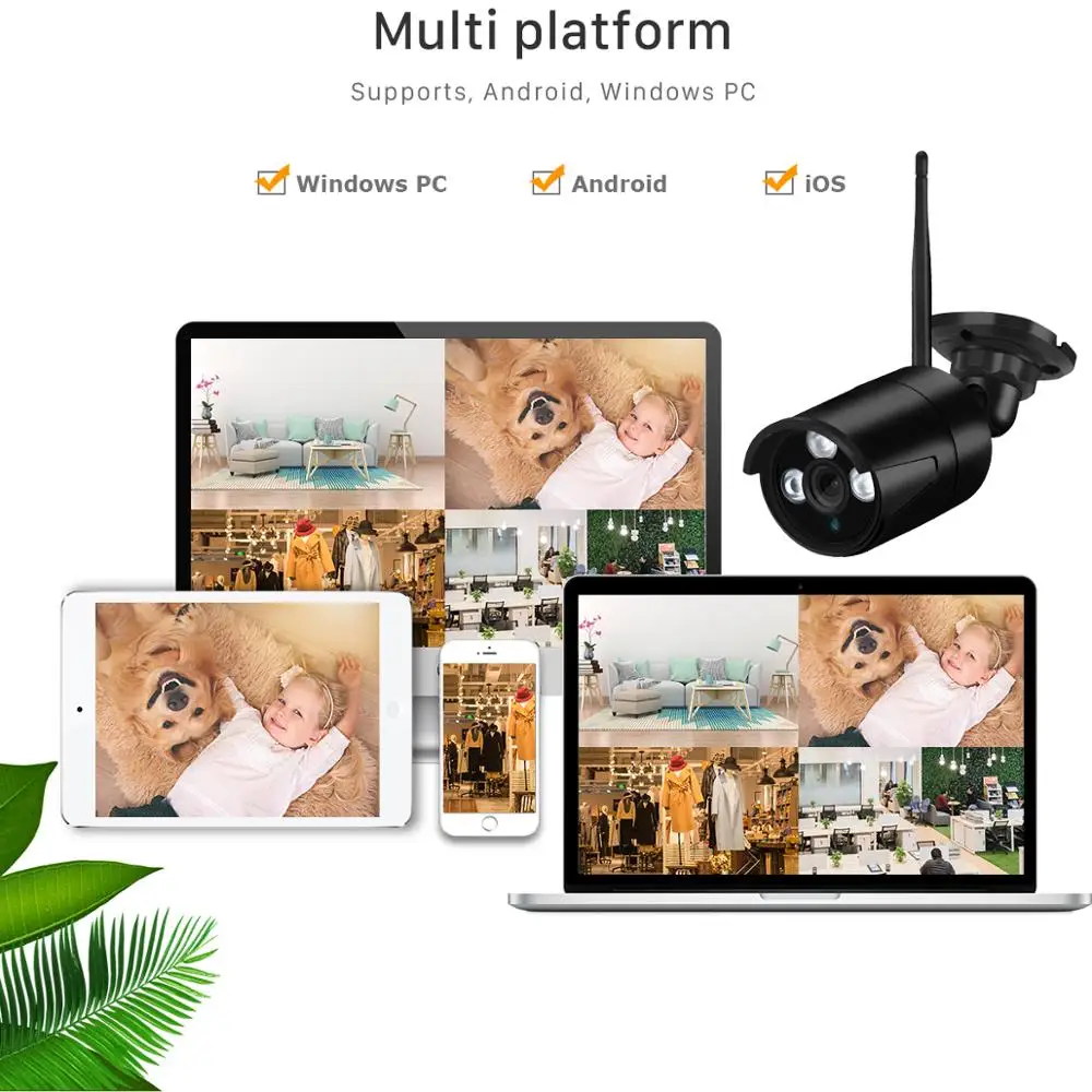 2MP Беспроводная ip-камера 1080P HD ночного видения уличная Wifi камера IP Onvif TF карта