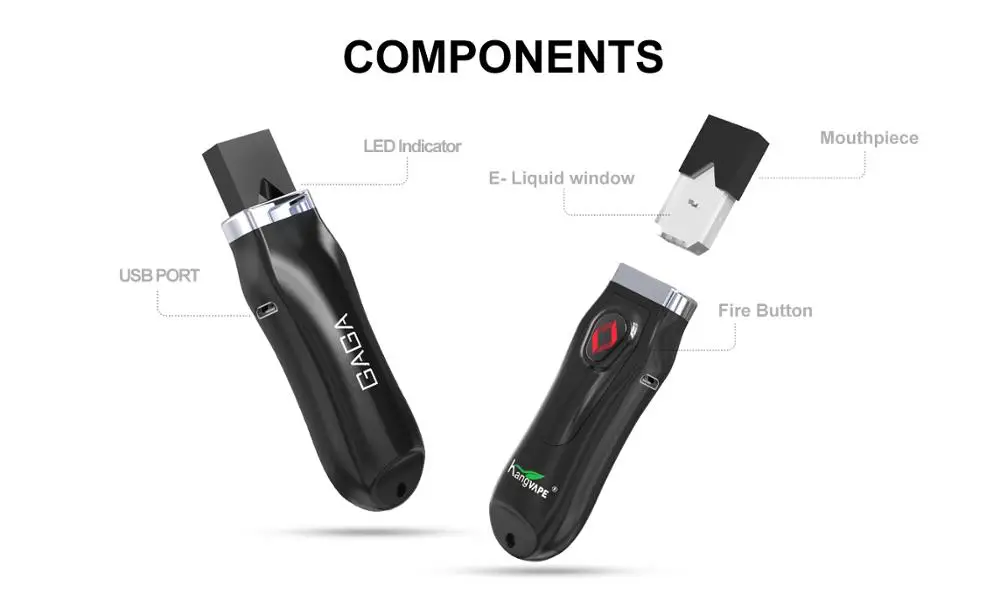 Оригинальный набор Kangvape для вейпа с аккумулятором 650 мА · ч 0 7 мл электронная