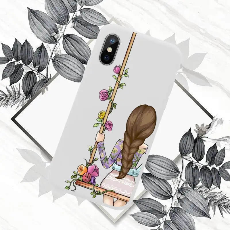 

Girls Bff Best Friends Forever Phone Case White Candy Color for iPhone 11 12 mini pro XS MAX 8 7 6 6S Plus X SE 2020 XR