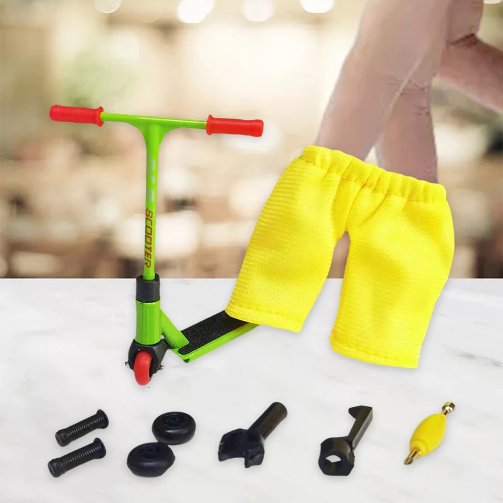 Alloy Finger Scooter Fingerboard Parts Skateboarding Interactive Novelty Toys for Kids Party Favors Gift | Игрушки и хобби