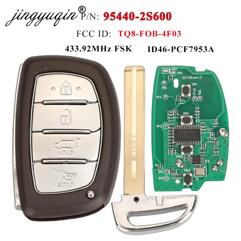 Смарт-ключ jingyuqin 95440-2S600 без ключа 433 МГц | Автомобили и мотоциклы