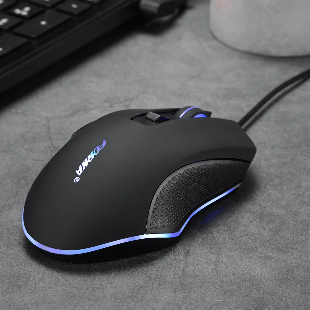 Новая Проводная игровая мышь с 6 кнопками 3200DPI светодиодный USB компьютерная