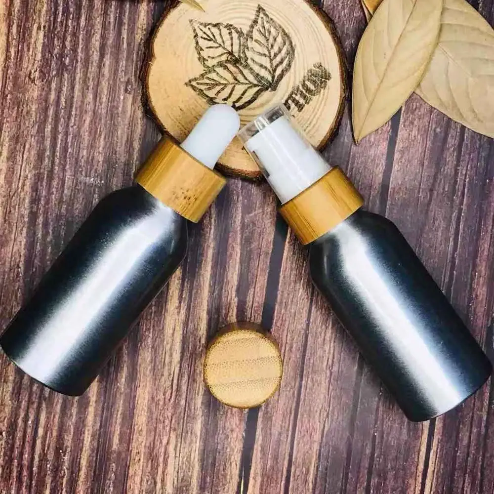 

8OZ 1OZ 2OZ 5OZ Pump Aluminum Mini Spray Bottle Fine Mist Refillable Cosmetic Bottle Traveler Lotion Shampoo Spray Atomizer