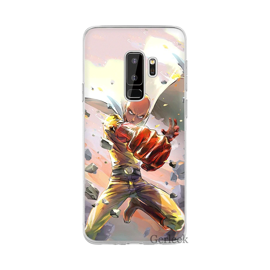 Мобильный телефон чехол для Samsung Galaxy J1 J2 J7 J5 J6 J3 Prime жесткий Защита One Punch-Man |