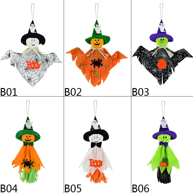 

1pc Halloween Ghost Doll Hanging Decoration Home Bar Indoor Outdoor Specter Party Ornament Utility Pendant Props Halloween Event