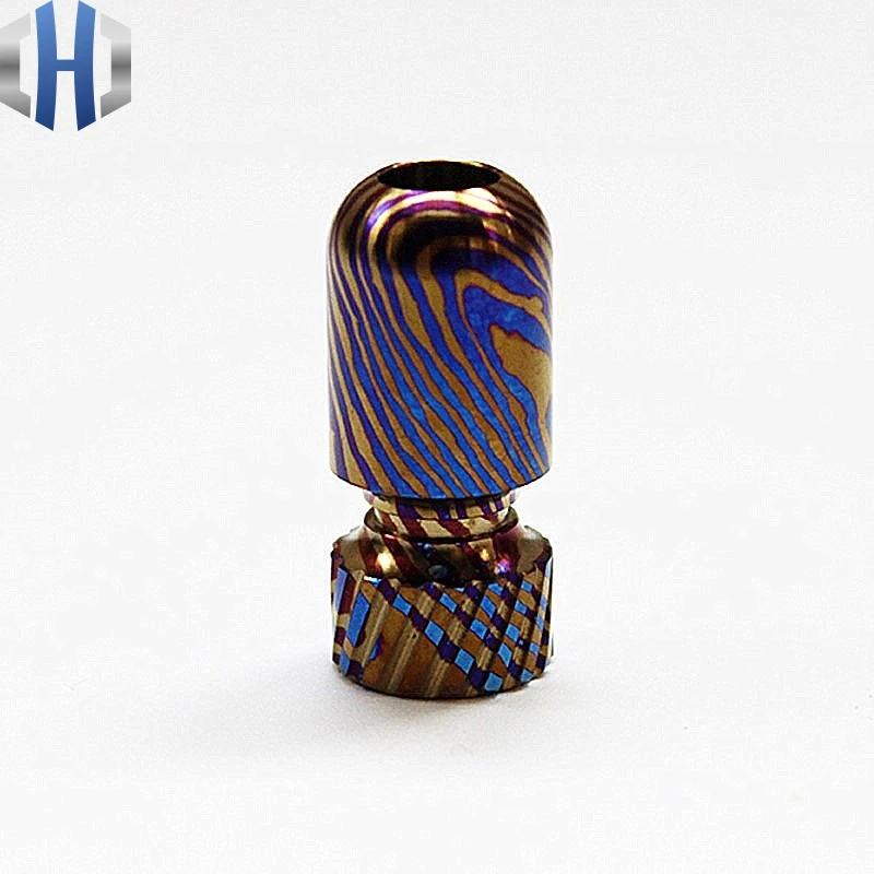 Титановый дамасский нож зонт EDC веревка подвеска хвост сделай сам|Ножи| |