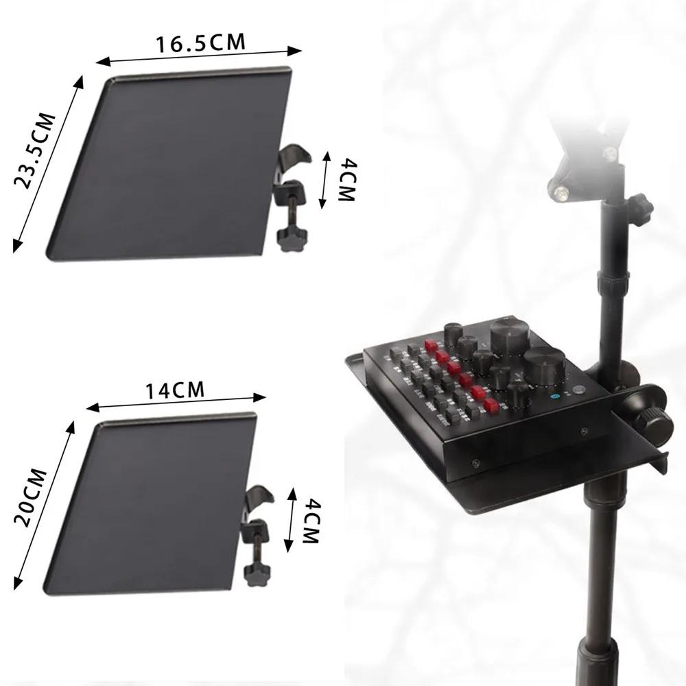 

Microphone Stand Soundcard Tray The Clip Is Flexible And Stable Strong Load-bearing Capacity Guitar Performance Live Stand